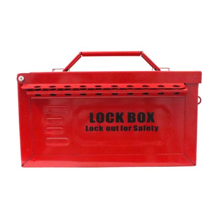 Caixa de Travamento em Aço para 21 cadeados