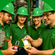 Segurança no Trabalho - Abril Verde - LOTO - Lockout Tagout